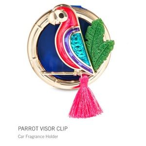 🆕: TROPICAL BIRD PARROT VISOR CLIP SCENTPORTABLE Bath & Body Works NEW